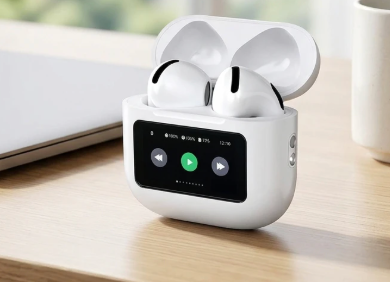 Auriculares inalambricos con pantalla tactil