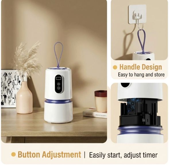 Secadora de Ropa Portátil de 200W