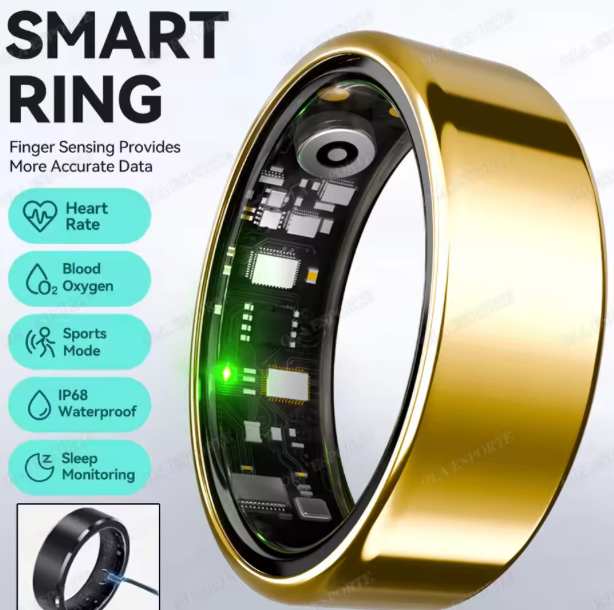 Anillo Inteligente Smartring | Monitor de Salud 5ATM Impermeable